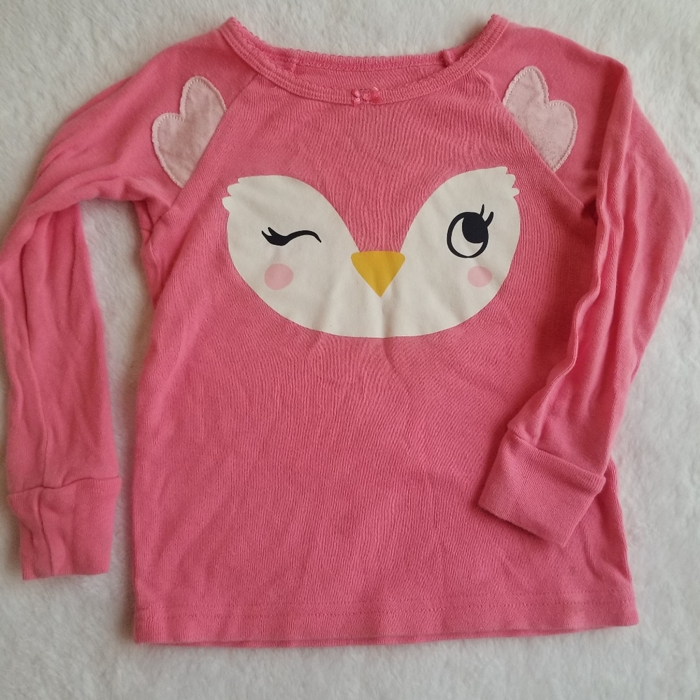 Carter's Long Sleeve Owl T Shirt for Girls